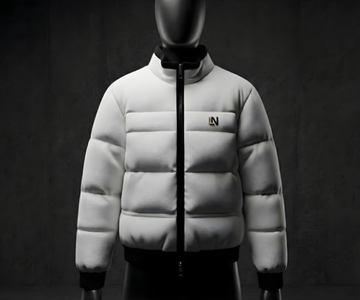 Noir Puffer Coat